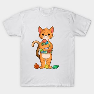 Shell collecting cat T-Shirt